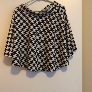 Houndstooth skater skirt